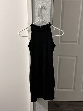 halterneck korean handmade cute tight bodycon dress